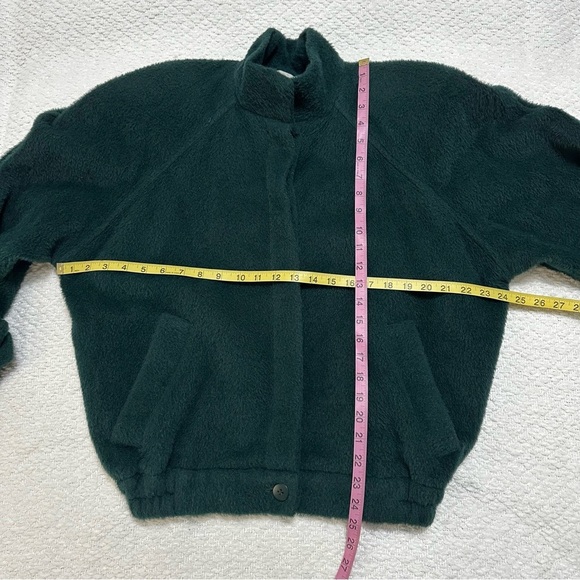 The Peruvian Connection Alpaca & Wool Dark Green Jacket Vintage - Picture 10 of 13